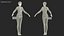 Asian Street Fashion Woman truquée pour Cinema 4D