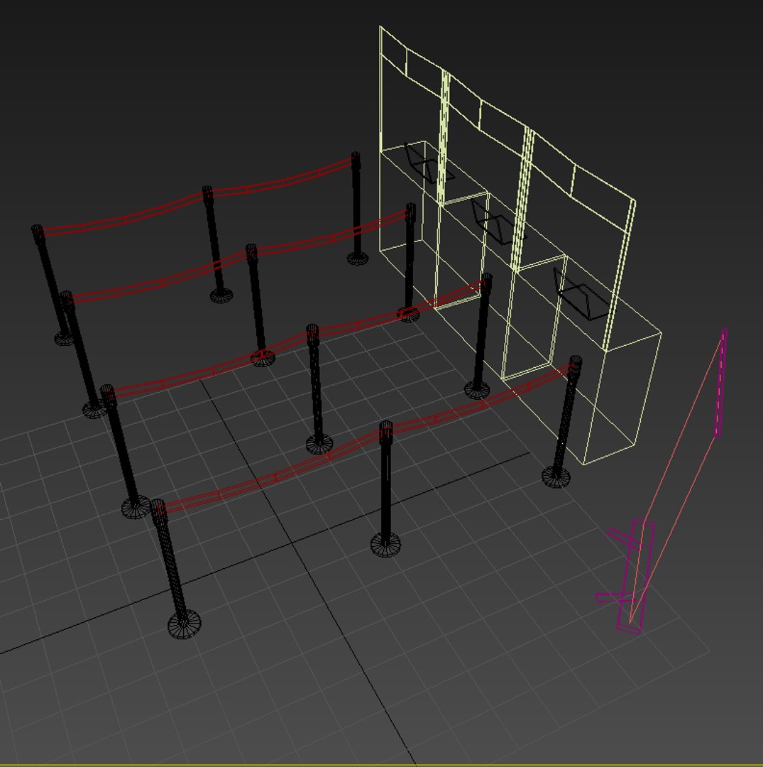 Registration Counter Banner Stand 3D Model - TurboSquid 1416145
