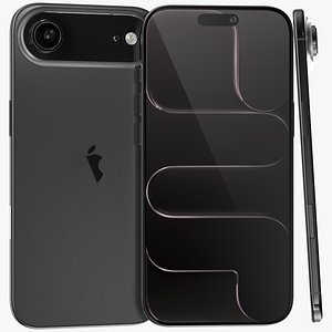 Apple iPhone 17 Air Space Black 3D