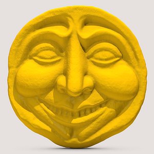 3D 6 Models Moon Faces model
