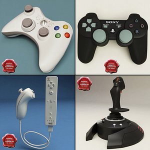 3d model controlers sony playstation