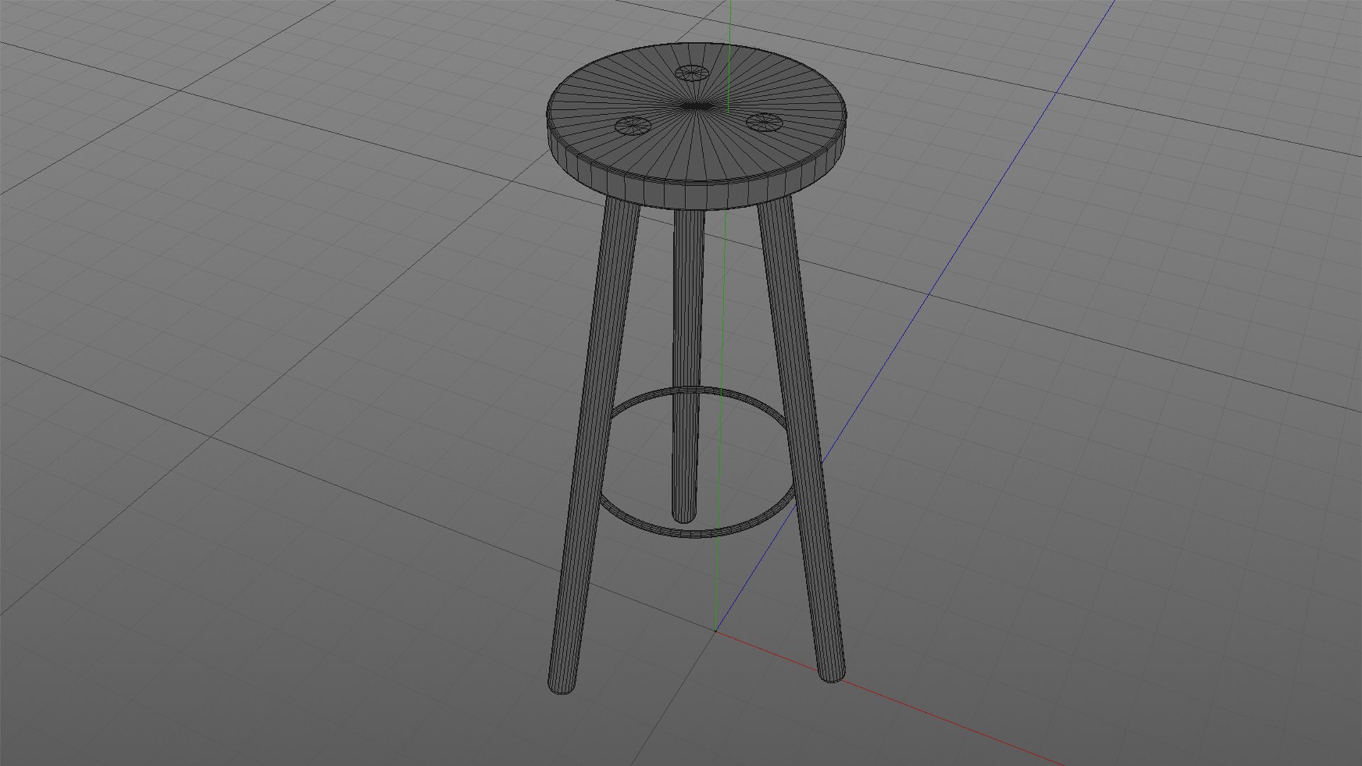 Wood Stool 3D model - TurboSquid 2031407