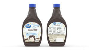 Chocolate Flavored Syrup 3D model