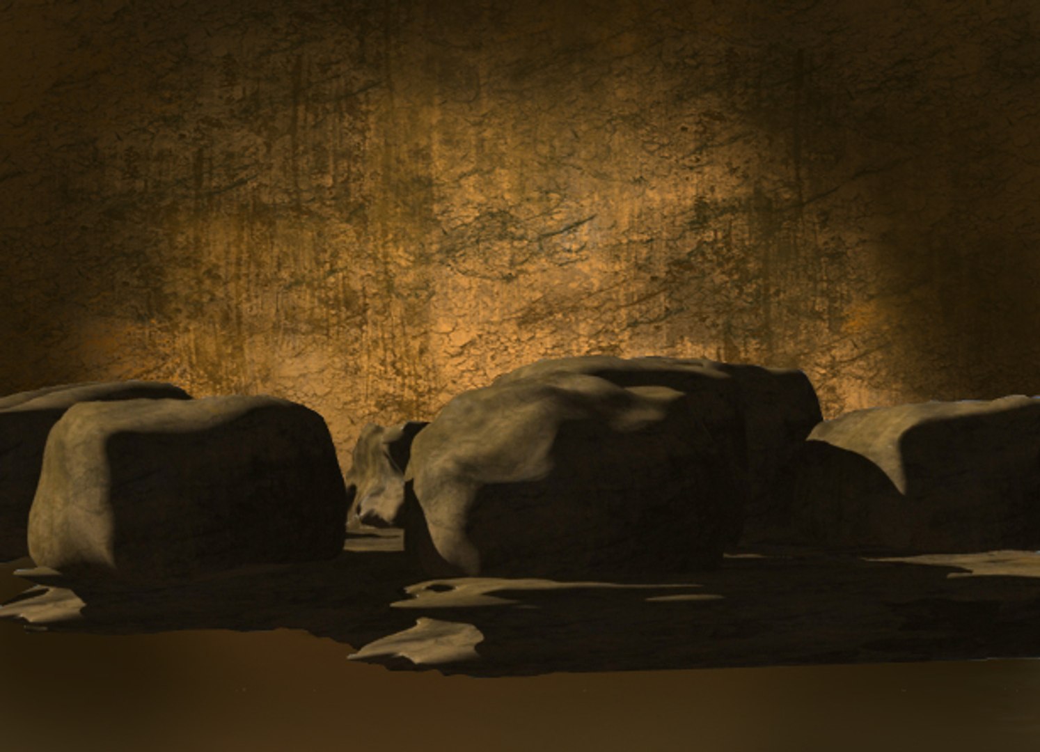 3d Model Rocks Rocky Surface