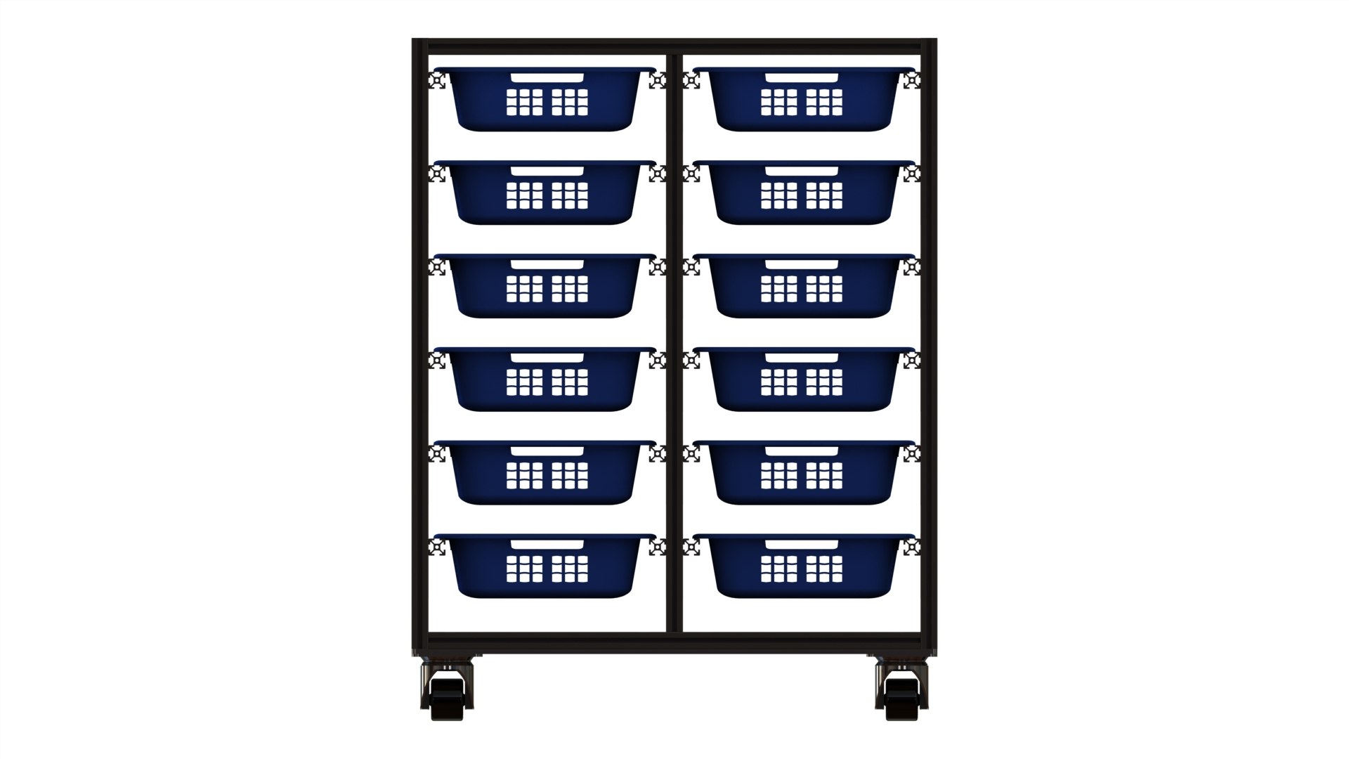 3D Aluminium Profile Storage Rack - TurboSquid 2176145