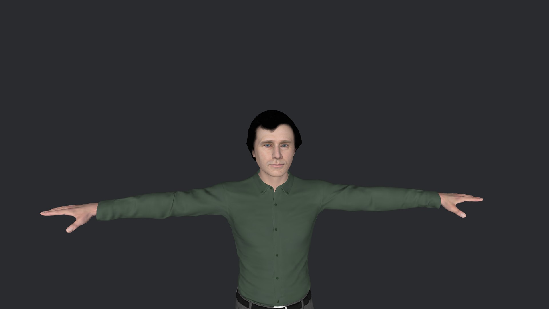 3D Franklin Pierce Hyper Realistic Full Body Fully Rigged 3D Character ...