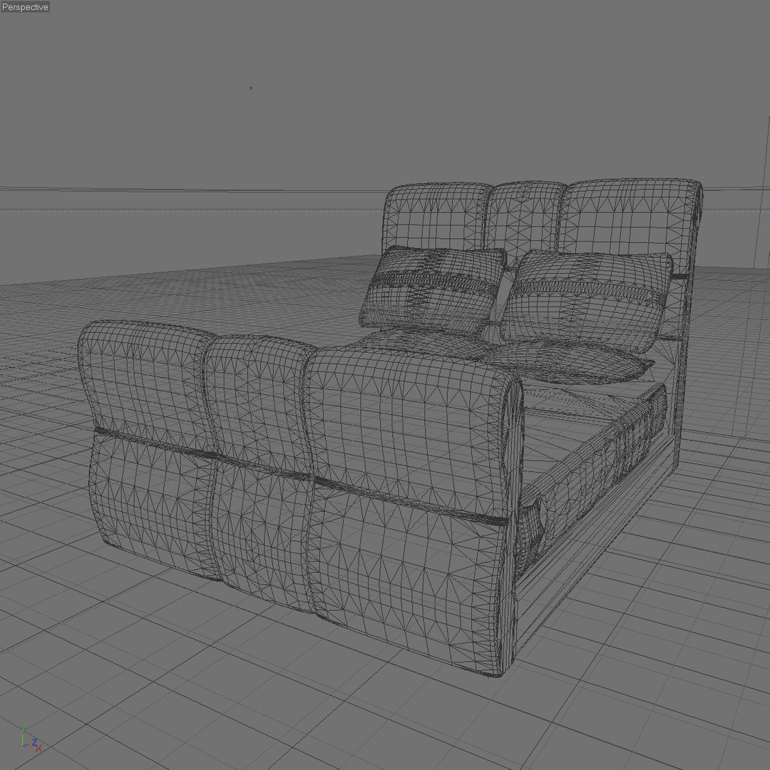 3d Model Double Bed 3d-model-double-bed