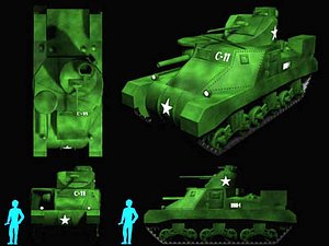 free american lee 3d model