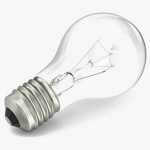 3D Standard Light Bulb model