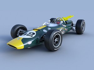 Carro de corrida Lotus 88 Modelo 3D $149 - .obj .fbx .3ds .max