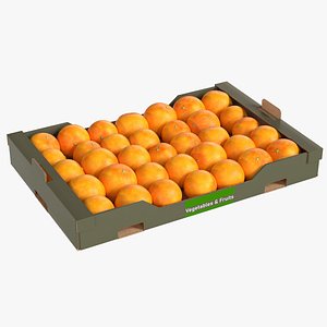 3D Clementine Cardboard Fruit Box