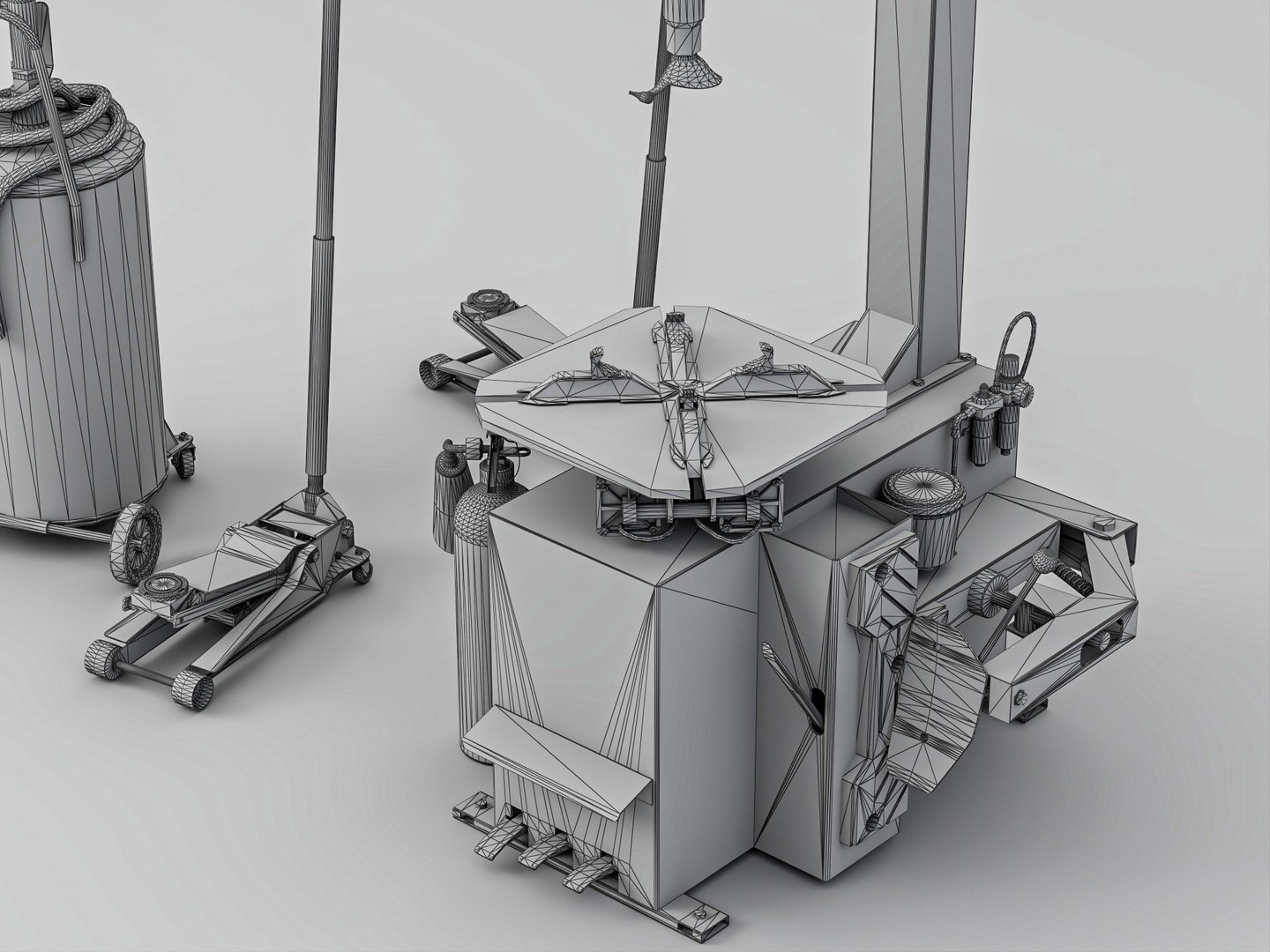Car Tire Changer and Hydraulic Jack Garage Tools Pack 3D model https://p.turbosquid.com/ts-thumb/X6/jslD0K/4o/wire_004/jpg/1781154832/1920x1080/fit_q87/5712fa5e915defb9ea90a547497c95737d2b6485/wire_004.jpg