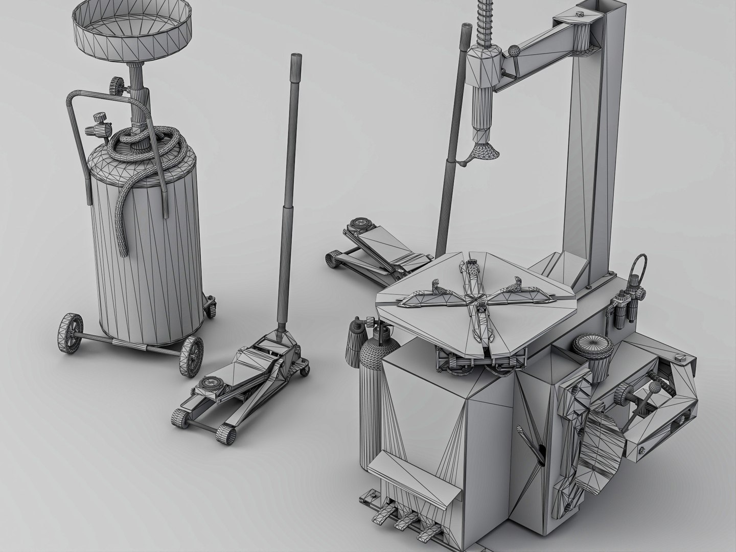 Car Tire Changer and Hydraulic Jack Garage Tools Pack 3D model https://p.turbosquid.com/ts-thumb/X6/jslD0K/Pf/wire_007/jpg/1781154832/1920x1080/fit_q87/89d4794ba4970d2f0e397e4ba408b1c6b1e8fc75/wire_007.jpg