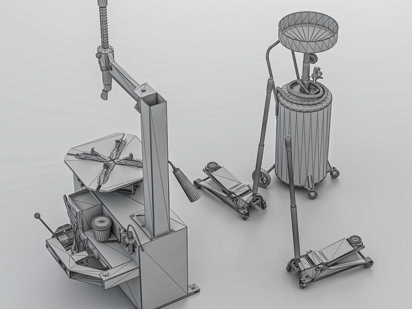 Car Tire Changer and Hydraulic Jack Garage Tools Pack 3D model https://p.turbosquid.com/ts-thumb/X6/jslD0K/e2/wire_006/jpg/1781154829/1920x1080/fit_q87/899ce4f27a3d4fca95fa8c35fab18d2f980e6efa/wire_006.jpg