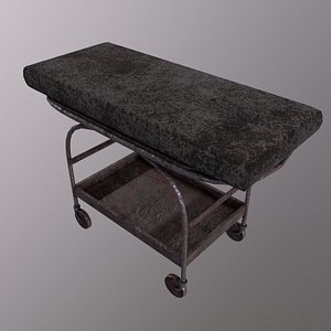 3D model Stretcher Game Ready Low Poly 3D Model Low-poly 3D model