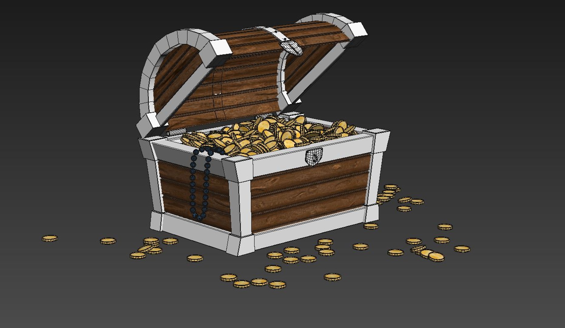 treasure games 3d model