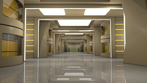 Sci Fi Interior Corridor