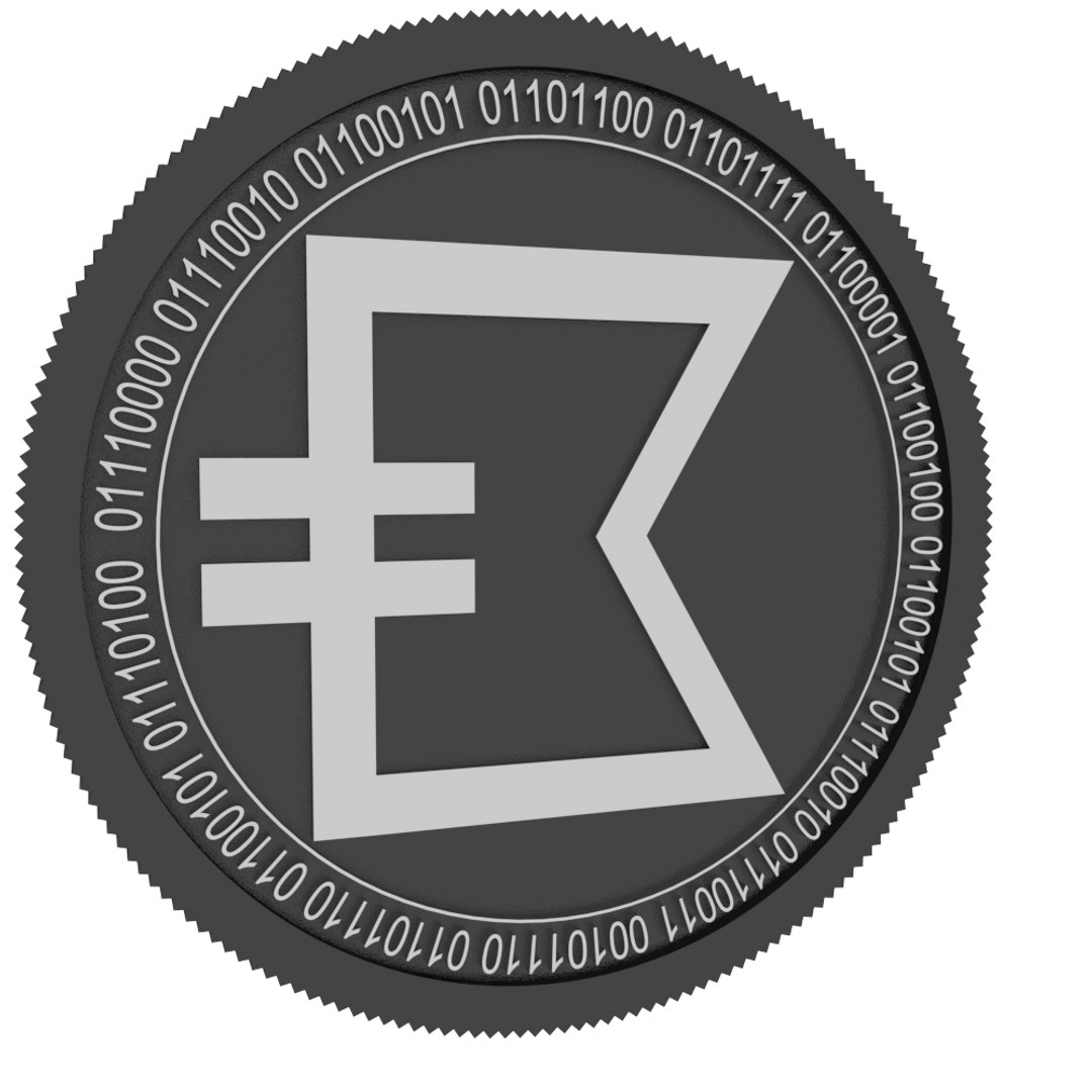 3D model baconcoin bak black coin - TurboSquid 1593869