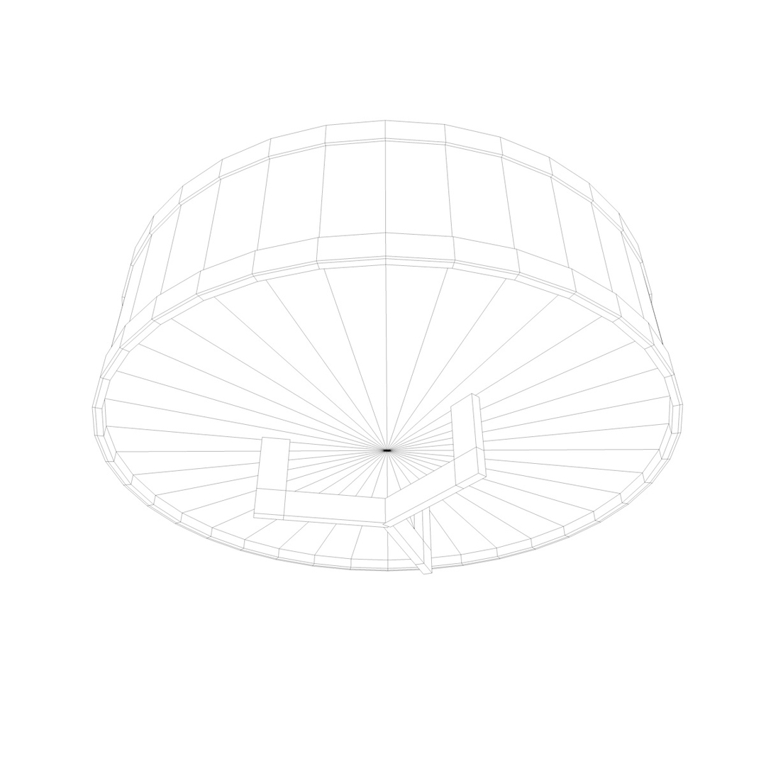 3D ceiling mount light - TurboSquid 1270752