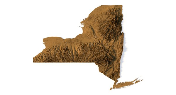 State of New York STL model 3D Project 3D model