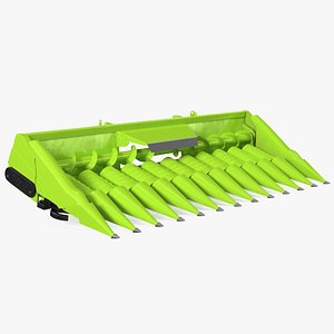 Rigid Corn Header 12 Rows 3D model
