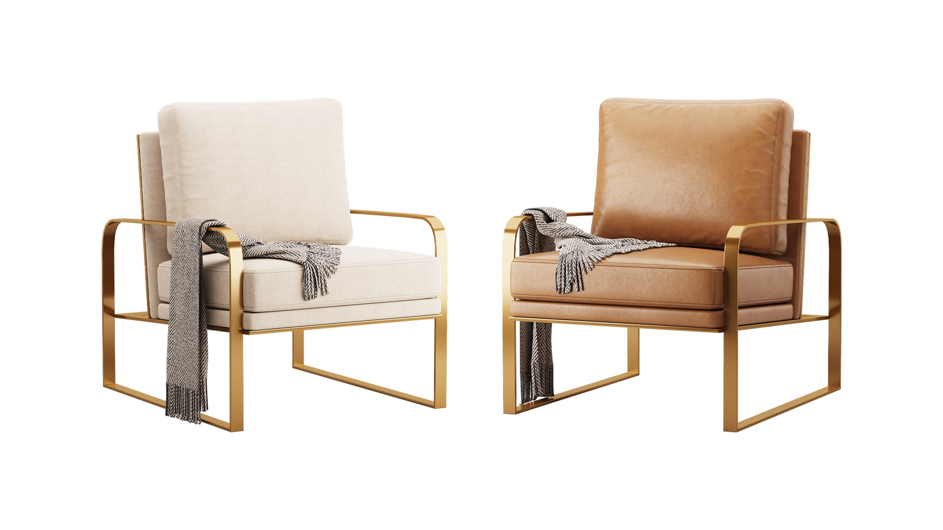 3D Lavish Ergonomic Arm Chair Model - TurboSquid 2317103