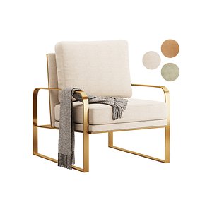3D Lavish Ergonomic Arm Chair model