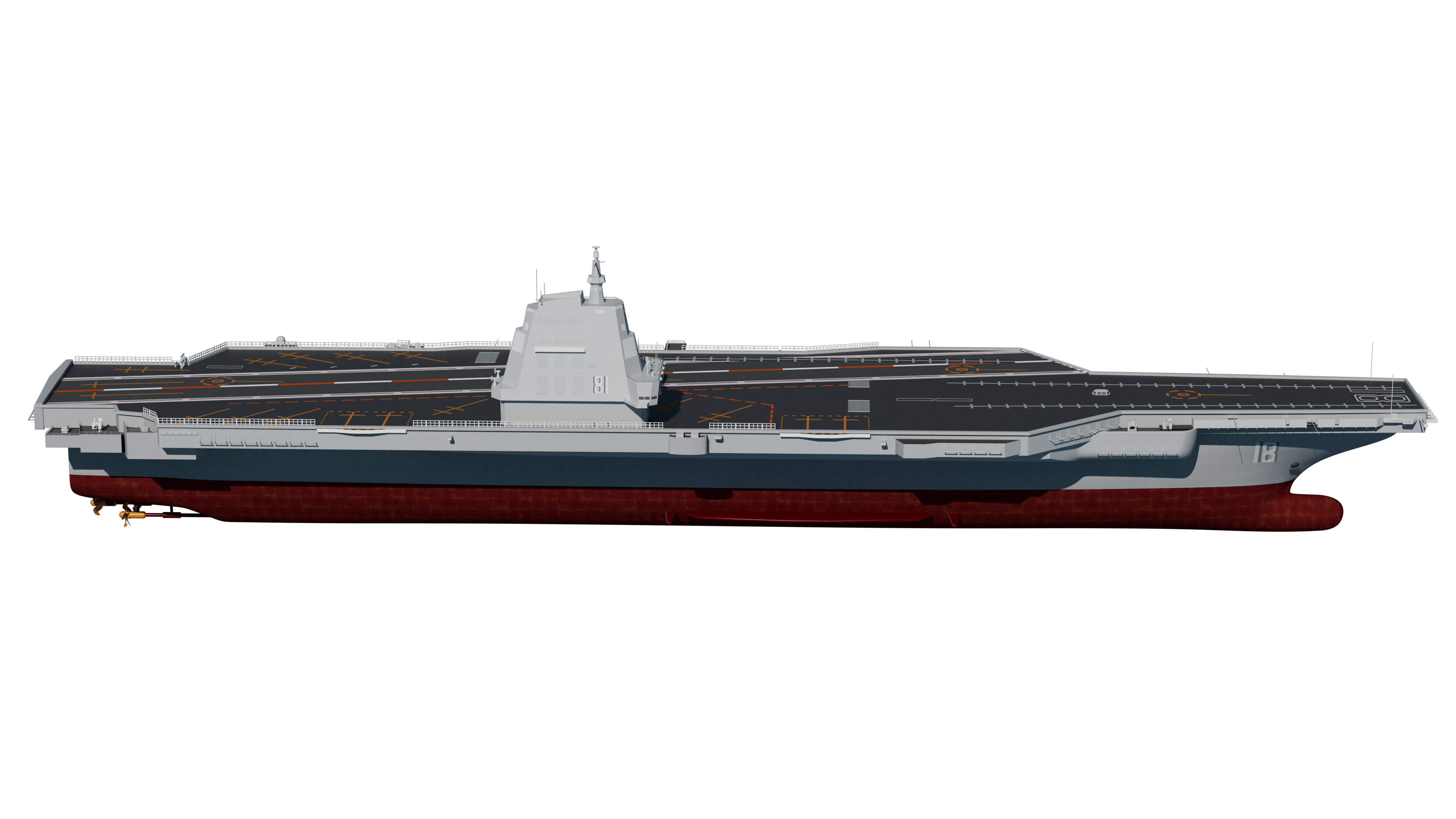Modello 3D Esercito di liberazione del popolo cinese Marina tipo 003 ...