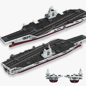 Chinese People Liberation Army Navy Type 003 Aircraft Carrier Fujian Ship 003