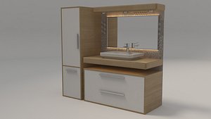 Ikea Style Bathroom Cabinet Furniture