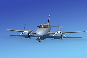 Cessna 421B Golden Eagle Bare Metal