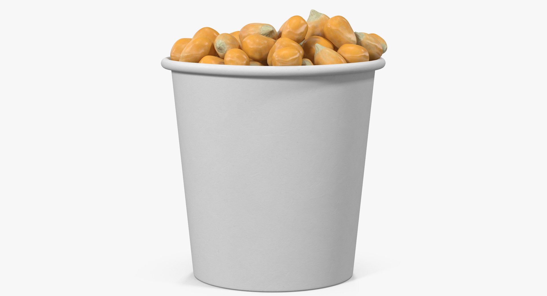 Corn Kernels Cup 2 3D Model TurboSquid 1260729