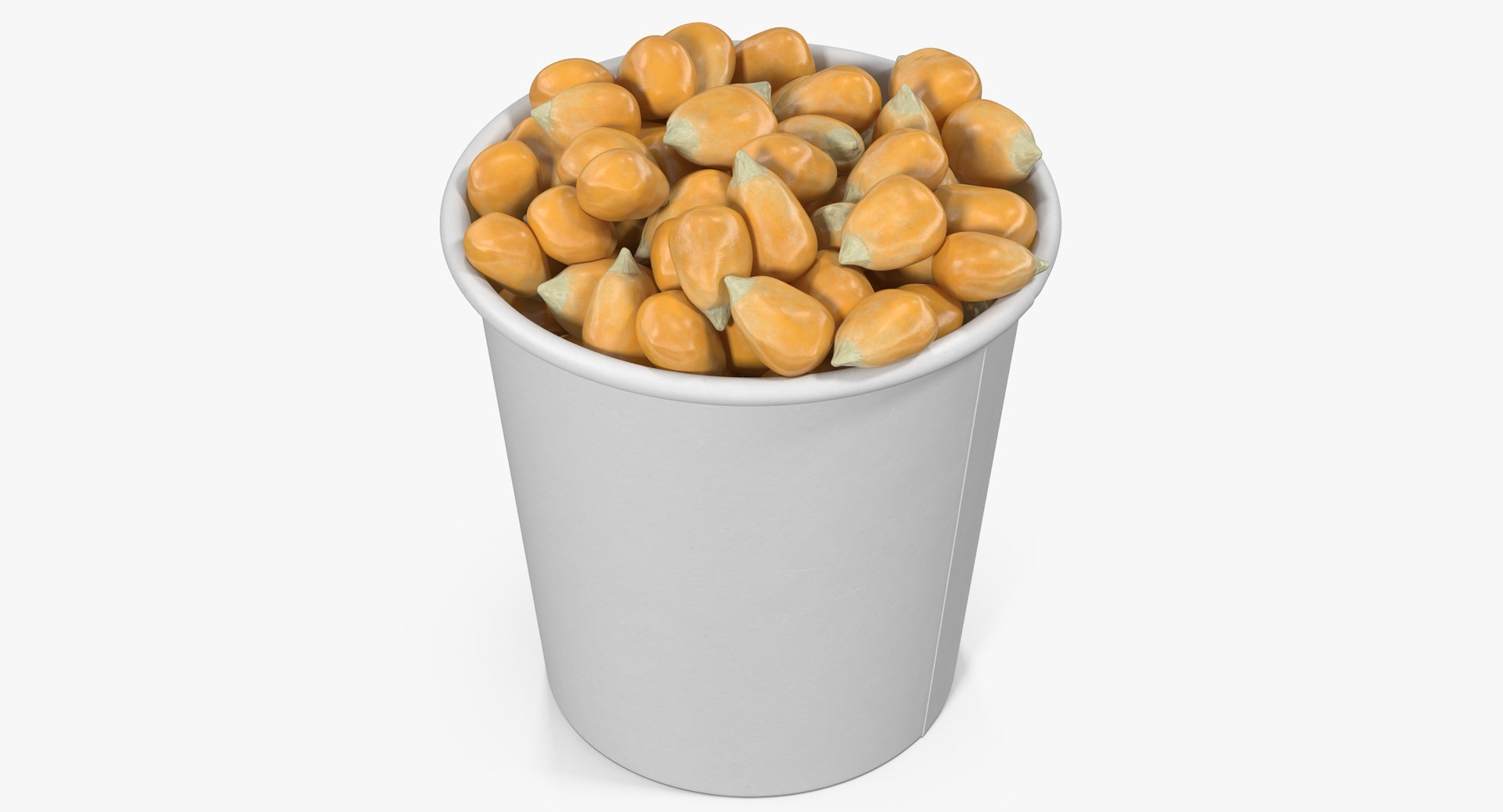 Corn kernels cup 2 3D model TurboSquid 1260729