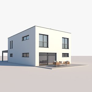 contemporary house 3D model