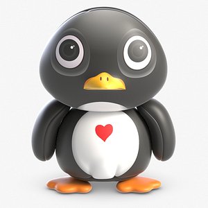 toy pen penguin 3D model