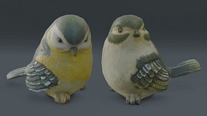 Bird Collection 01 Lowpoly 3D