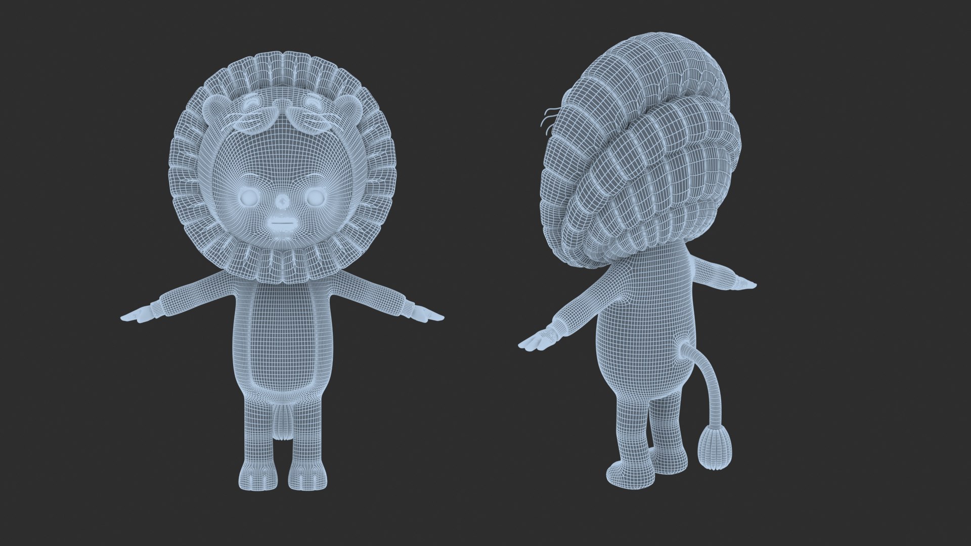 Lion Character Rigged 3D Model - TurboSquid 1836228