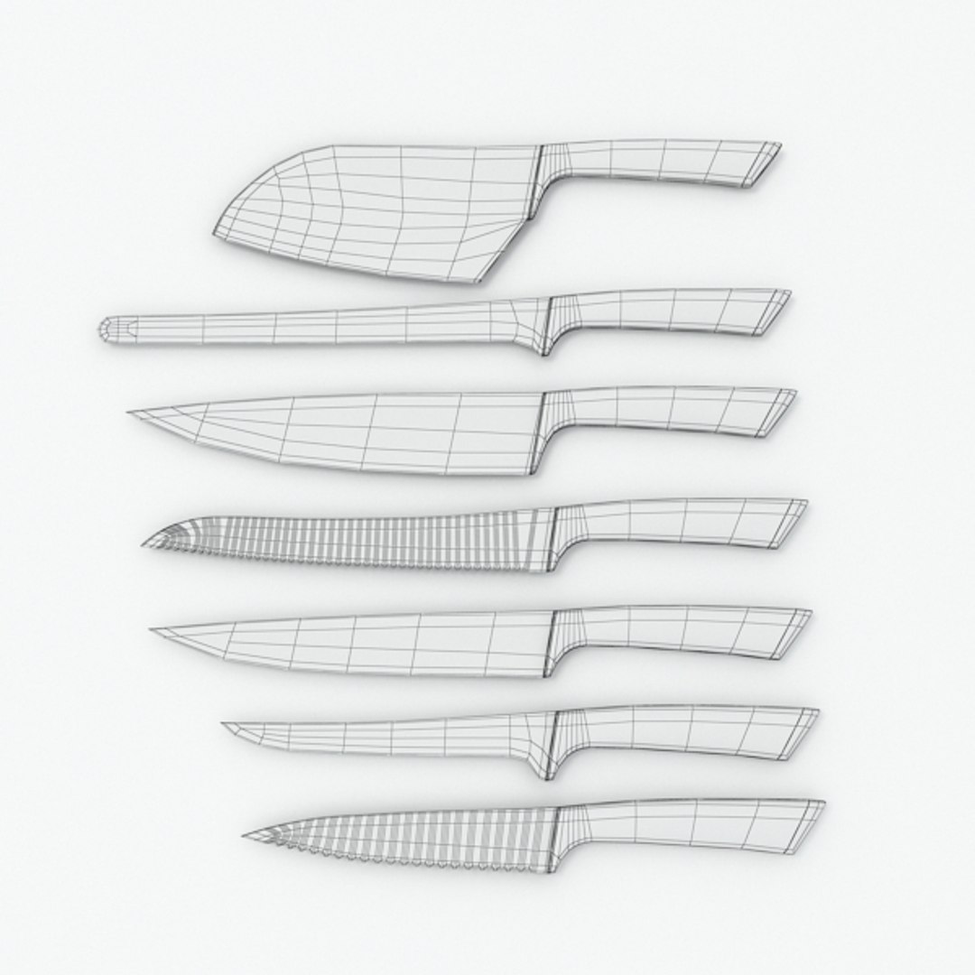 3d Model Chef S Knives Knife, image size:1080x1080