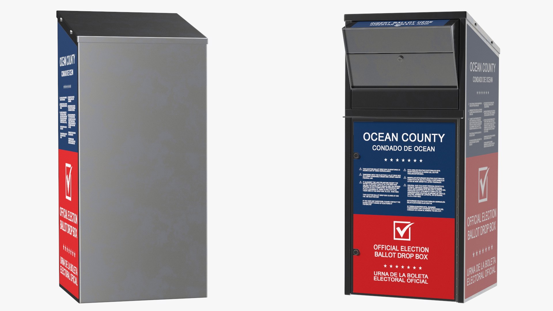 3D Official Ballot Drop Off Box - TurboSquid 1908781