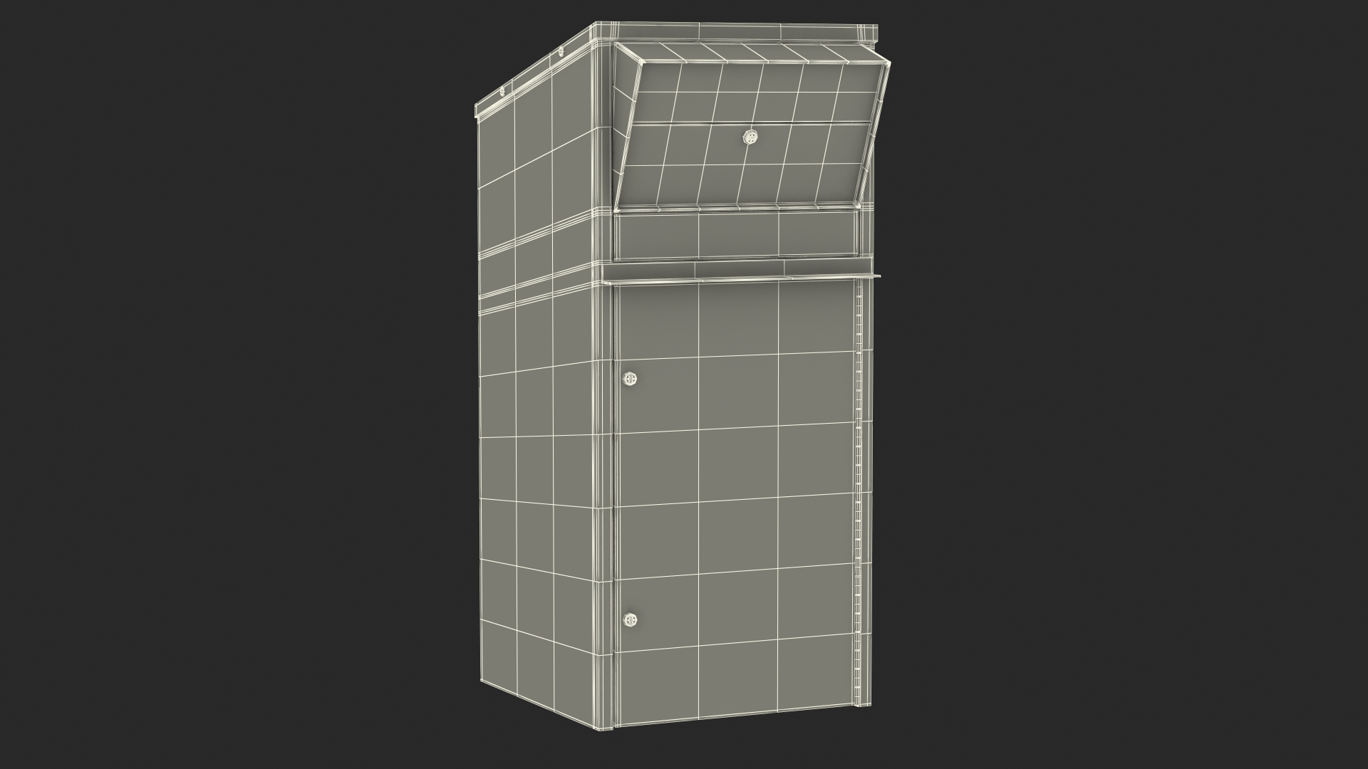3D Official Ballot Drop Off Box TurboSquid 1908781