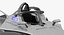 Formula E Nissan EDAMS Rigged 3D Model