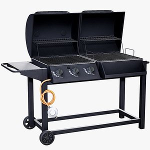 Charocal Grill Lowpoly PBR