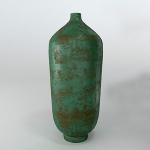 3D norr11 teal vase model