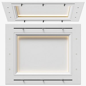 3D Modern ceiling RJ Easy Design 07 model