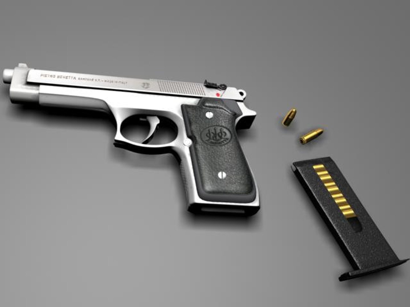 Jogo de arma 9mm pronto Modelo 3D - TurboSquid 1506305