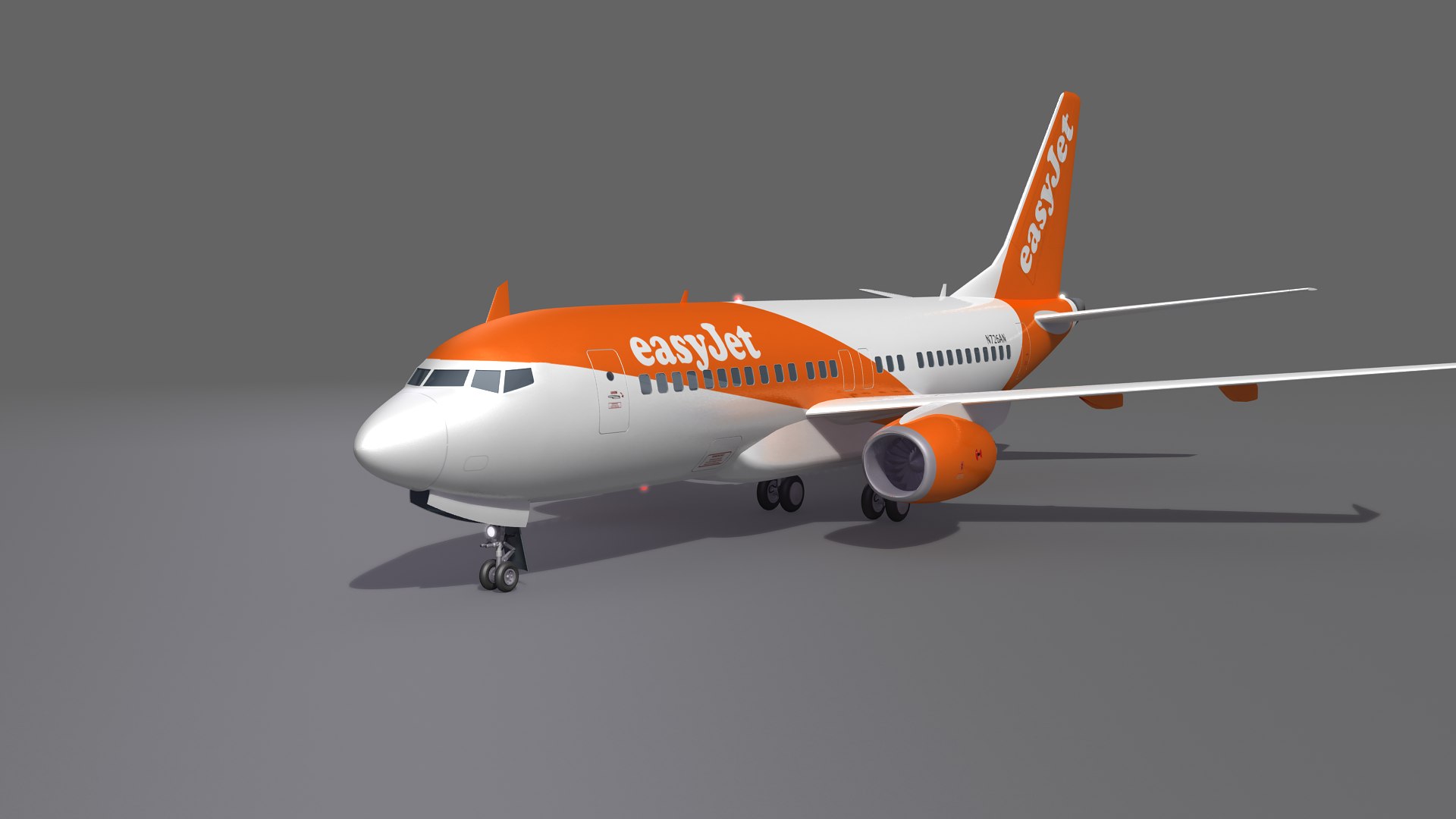 Easyjet Airliner Airplane Model - TurboSquid 1468437