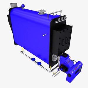 boiler oil 3d model