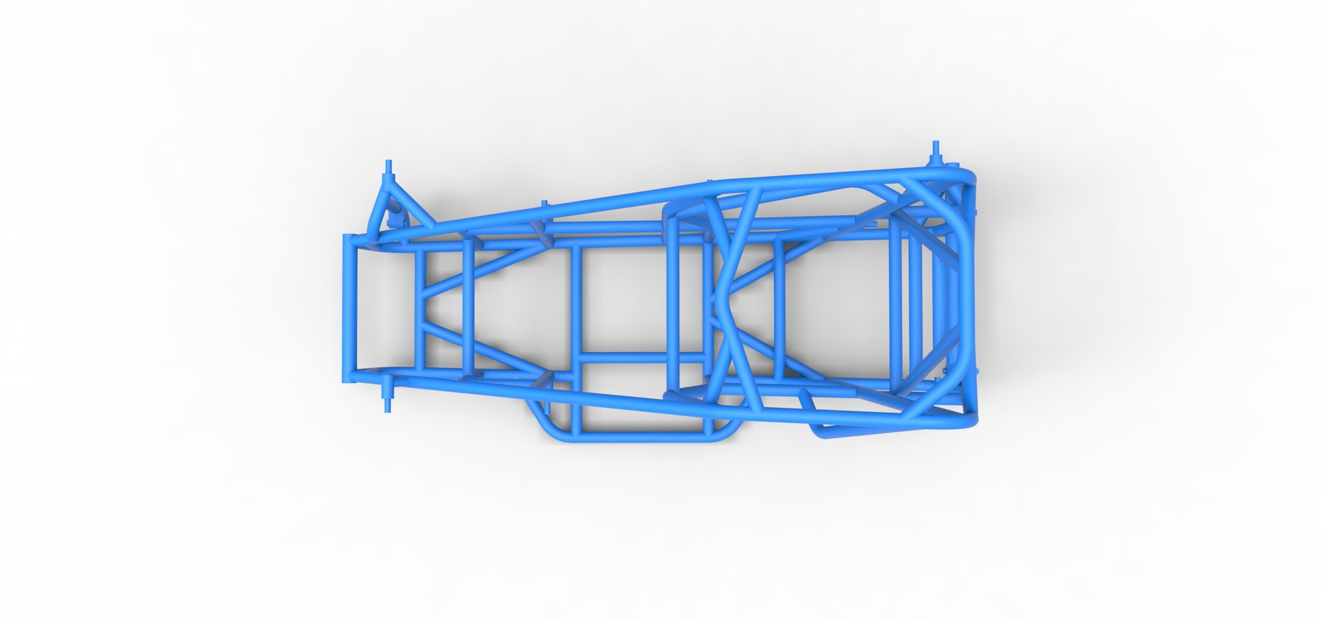 3D Diecast Frame Of Pavement 600 Micro Sprint Car Scale 1 To 25 Model ...