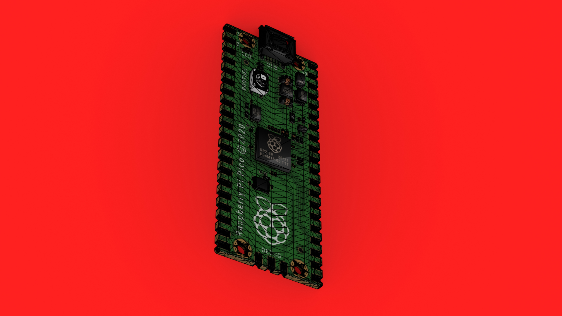 Modello 3D Raspberry Pi Pico TurboSquid 1718230