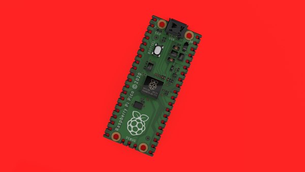 Raspberry Pi Pico 3D model - TurboSquid 1718230
